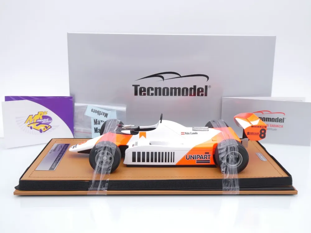 Tecnomodel TM18-368A # McLaren MP4/1B F1 #8 England GP 1982 " Niki Lauda " 1:18