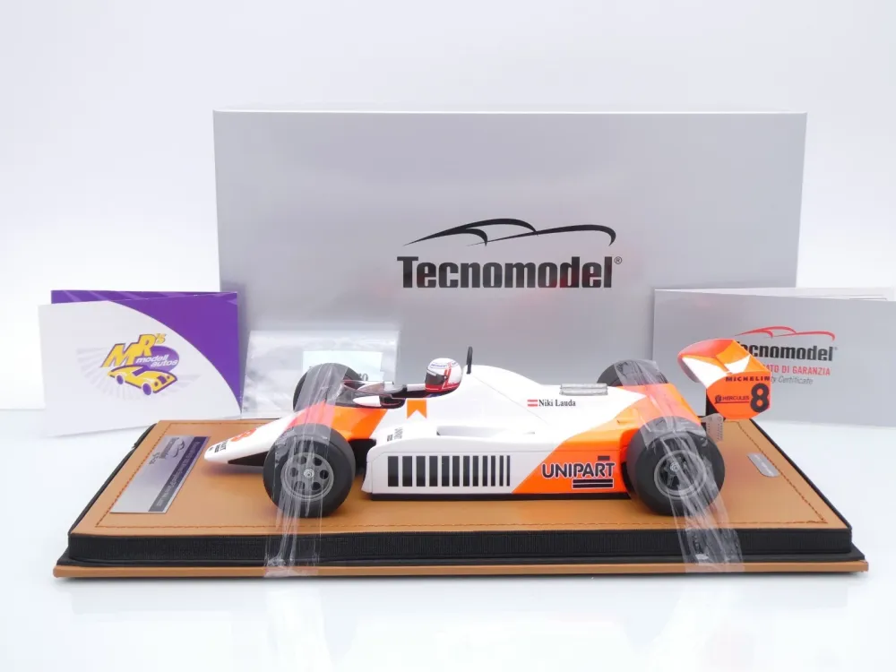 Tecnomodel TMD18-466A # McLaren MP4/1B F1 #8 England GP 1982 " Niki Lauda " 1:18