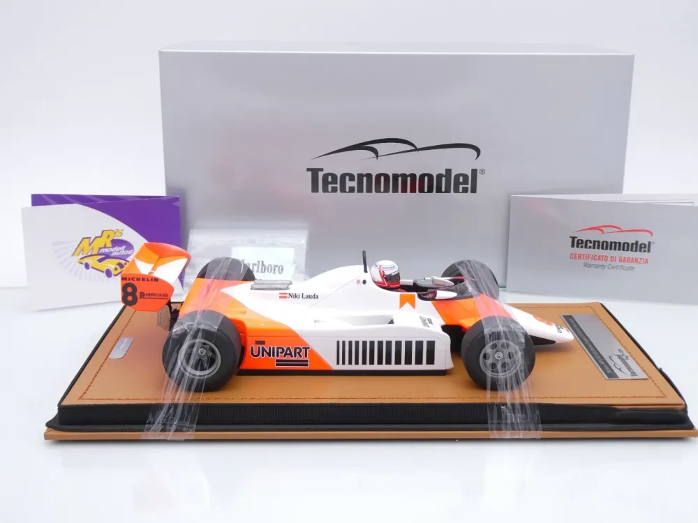 Tecnomodel TMD18-466A # McLaren MP4/1B F1 #8 England GP 1982 " Niki Lauda " 1:18