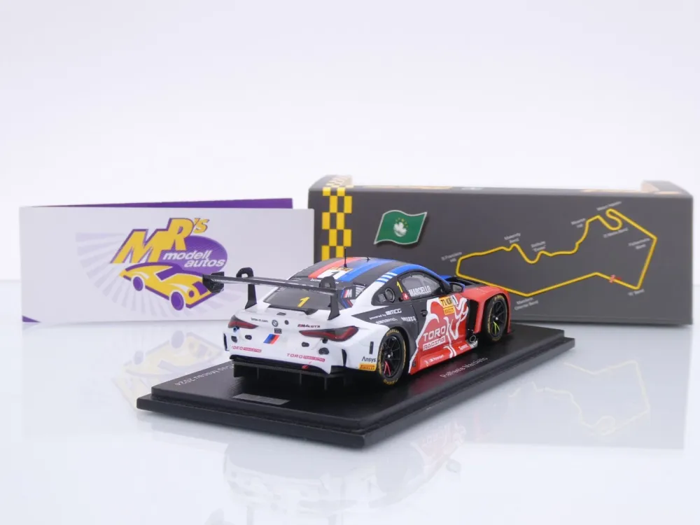 Spark SA292 # BMW M4 GT3 #1 FIA GT Macau 2024 " Raffaele Marciello / TORO " 1:43