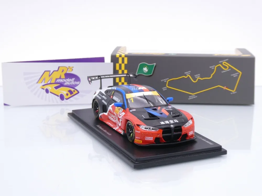 Spark SA292 # BMW M4 GT3 #1 FIA GT Macau 2024 " Raffaele Marciello / TORO " 1:43
