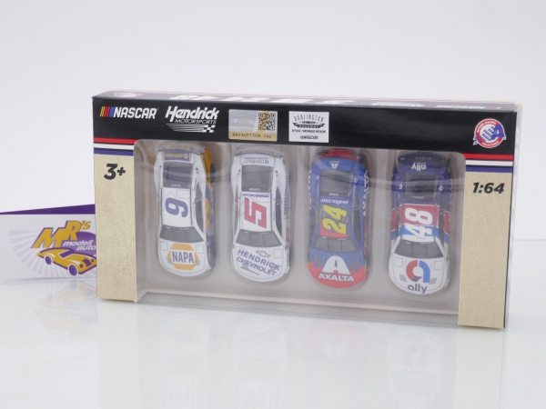 Lionel Racing CXX2265DARHMS # Chevrolet Camaro ZL1 NASCAR 2022 " Hendrick - Darlington Throwback 4 Car Set " 1:64