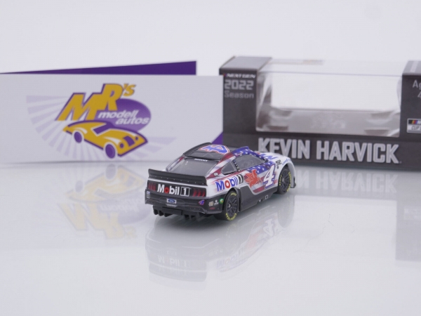 Lionel Racing CX42265SALKH # Ford Mustang NASCAR 2022 " Kevin Harvick - Mobil 1 Salutes / Patriotic " 1:64