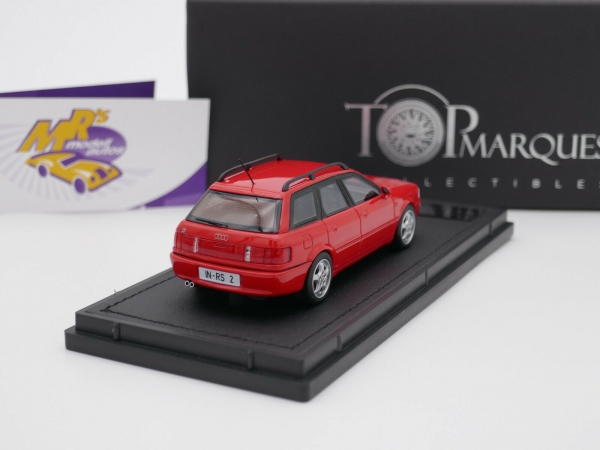 TOP Marques TM43-26C # Audi RS2 Avant Baujahr 2004 " rot " 1:43