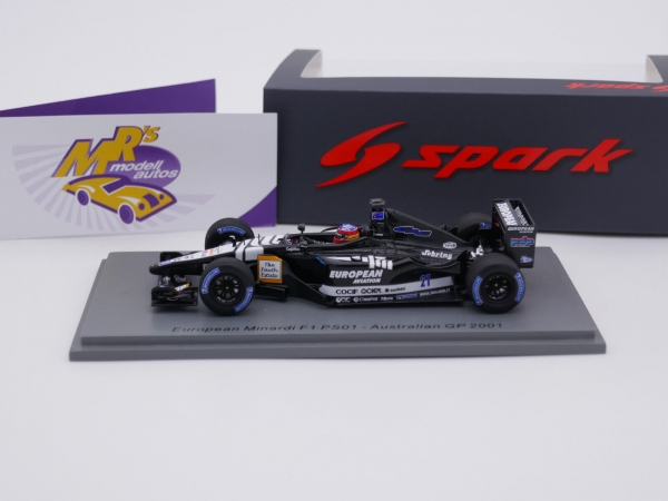 Spark S4850 # European Minardi Nr.21 F1 Aussie GP 2001 " Fernando Alonso " 1:43