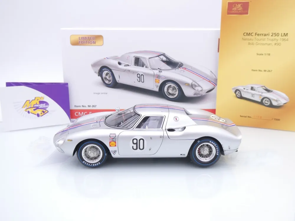 CMC M-267 # Ferrari 250 LM #90 Nassau Tourist Trophy 1964 " Bob Grossmann " 1:18