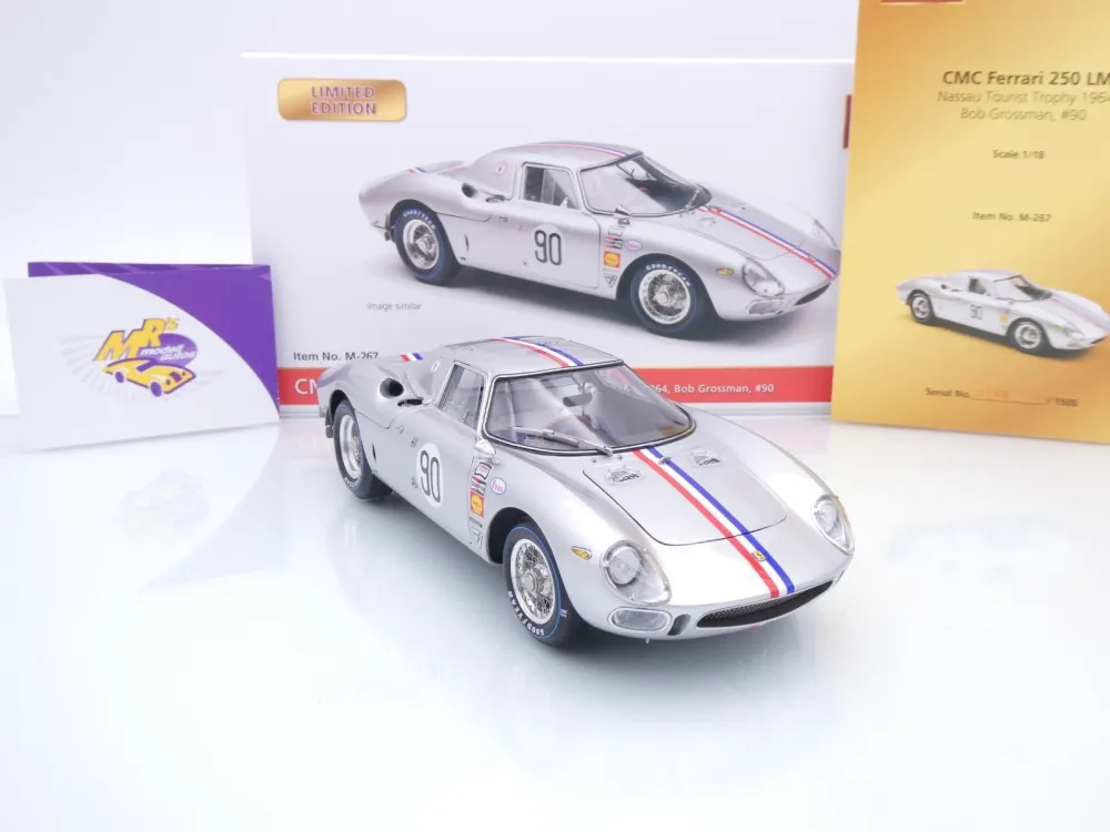 CMC M-267 # Ferrari 250 LM #90 Nassau Tourist Trophy 1964 " Bob Grossmann " 1:18
