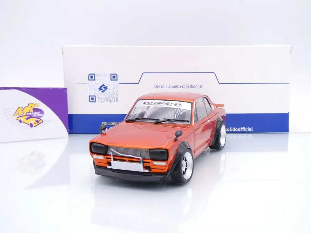 Solido S1813003 # Nissan Skyline 2000 GT-R C10 Baujahr 1970 " orangemetallic " 1:18