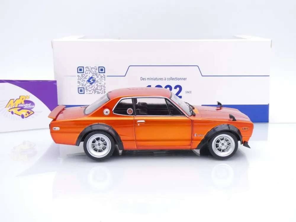 Solido S1813003 # Nissan Skyline 2000 GT-R C10 Baujahr 1970 " orangemetallic " 1:18