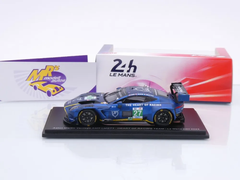 Spark S9291 # Aston Martin Vantage GT3 #27 24h Le Mans 2025 " Heart of Racing Team " 1:43