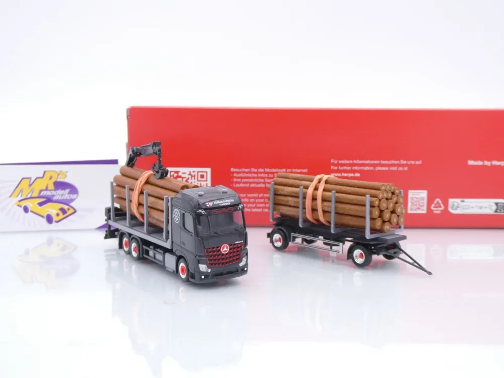 Herpa 320078 # Mercedes-Benz Arocs Holztransporter-HZ " Ehrmann Transport " 1:87