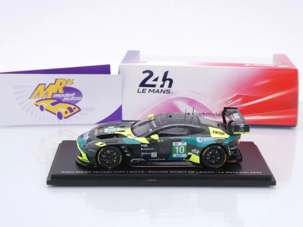 Spark S9289 # Aston Martin Vantage GT3 #10 24h Le Mans 2025 " Barrichello " 1:43