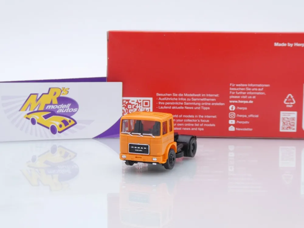 Herpa 310550-004 # Roman Diesel 2-achs Zugmaschine " Deutrans orange " 1:87