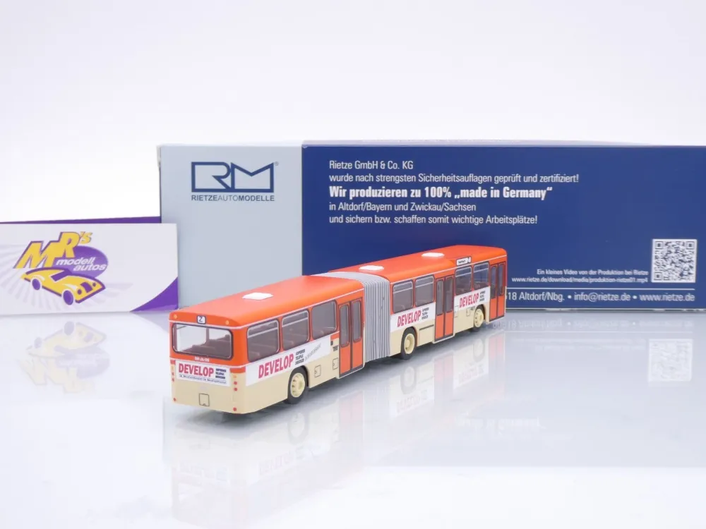 Rietze 75122 # MAN SG 192 Gelenkbus " EVAG Erfurt - Develop Drucker " 1:87