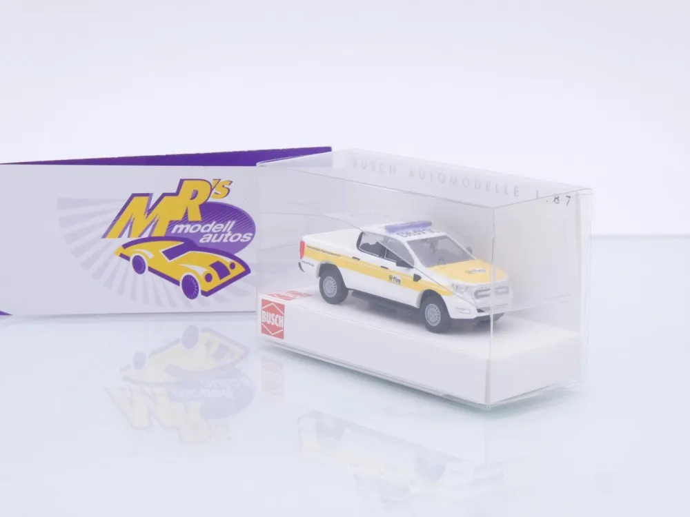 Busch 52860 # Ford Ranger Pickup Einsatzwagen " @fire Katastrophenschutz " 1:87