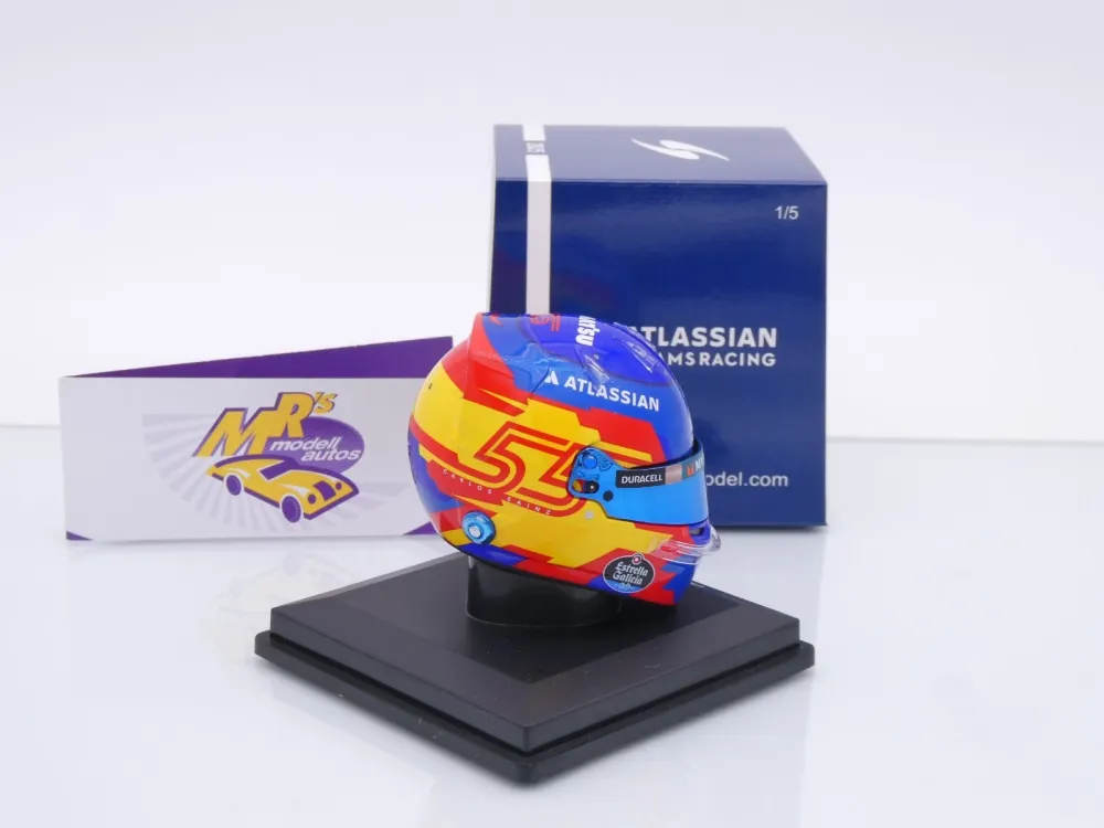 Spark 5HF189 # Helm Formel 1 Williams Racing " Carlos Sainz Jr #55 " F1 2025 1:5