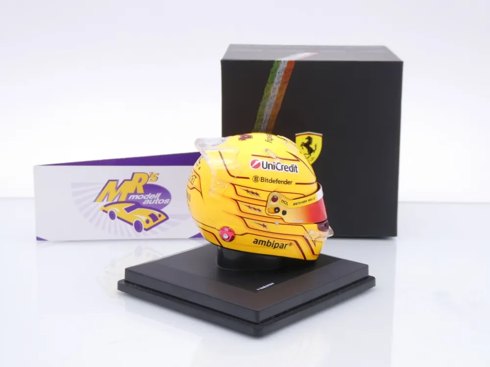 Look Smart LSHEL016 # Helm Formel 1 Ferrari " Lewis Hamilton - Monaco 2025 " 1:5