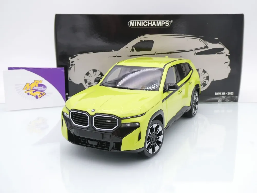 Minichamps 110023302 # BMW XM (G09) SUV Baujahr 2023 " Sao Paulo Gelb " 1:18