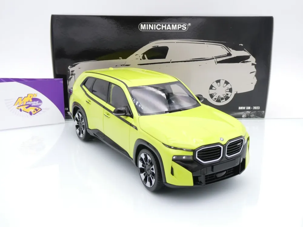 Minichamps 110023302 # BMW XM (G09) SUV Baujahr 2023 " Sao Paulo Gelb " 1:18