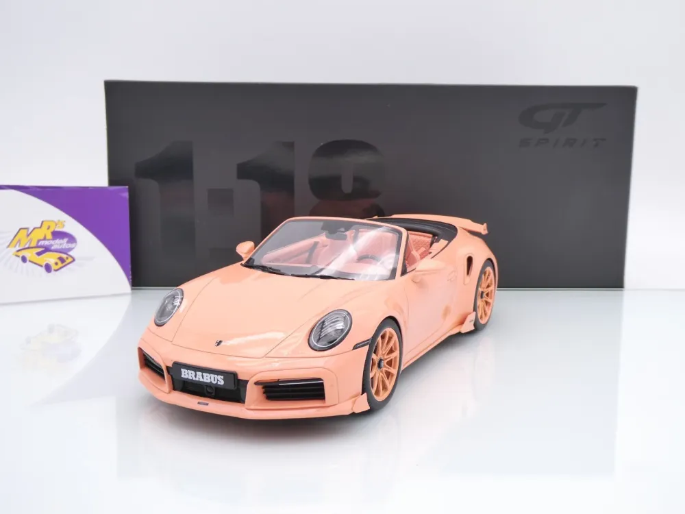GT Spirit GT564 # Brabus 900 PEETCH Porsche 911 Turbo S Baujahr 2024 " Pfirsich / Peetch " 1:18