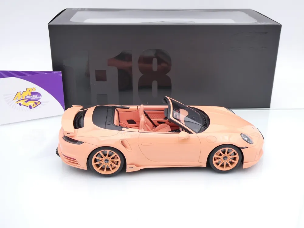 GT Spirit GT564 # Brabus 900 PEETCH Porsche 911 Turbo S Baujahr 2024 " Pfirsich / Peetch " 1:18