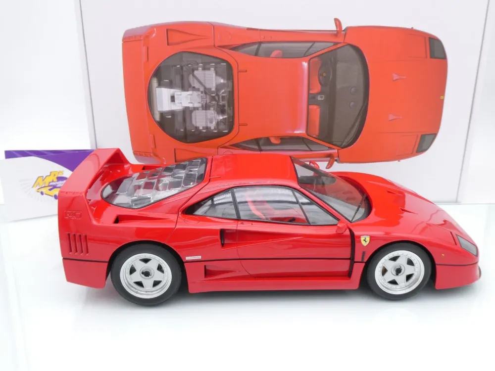 Norev 127902 # Ferrari F40 Sportwagen Baujahr 1987 " Ferrarirot " 1:12