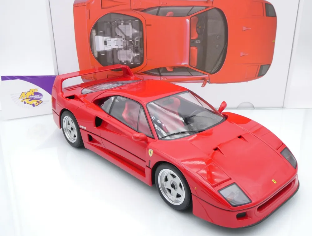 Norev 127902 # Ferrari F40 Sportwagen Baujahr 1987 " Ferrarirot " 1:12