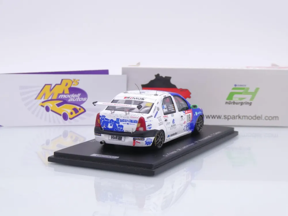 Spark SG924 # Dacia Logan #118 24h Nürburgring 2023 " Ollis Garage Racing " 1:43