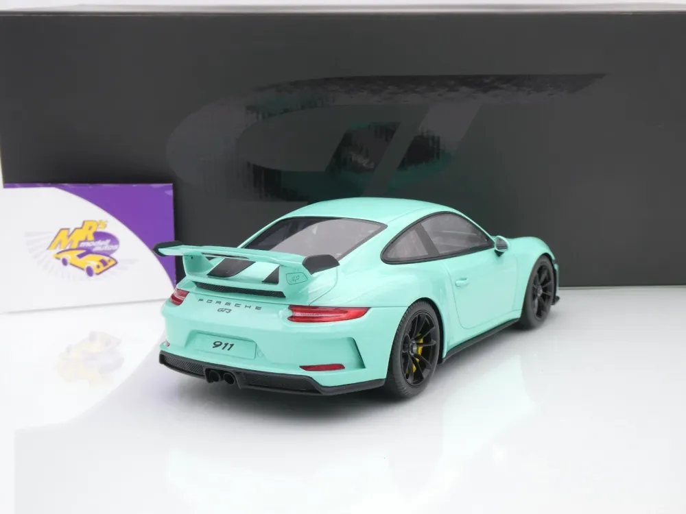 GT Spirit GT550 # Porsche 911 (991.2) GT3 Baujahr 2018 " Mintgrün " 1:18