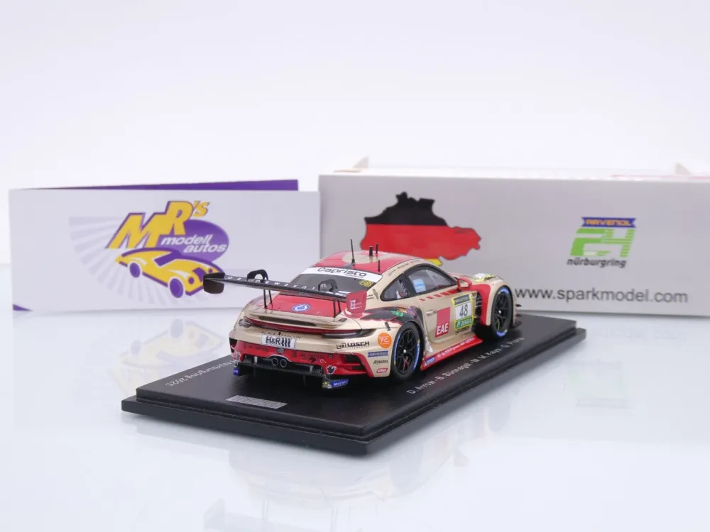 Spark SG1014 # Porsche 911 GT3 R #48 24h Nürburgring 2025 " Black Falcon " 1:43