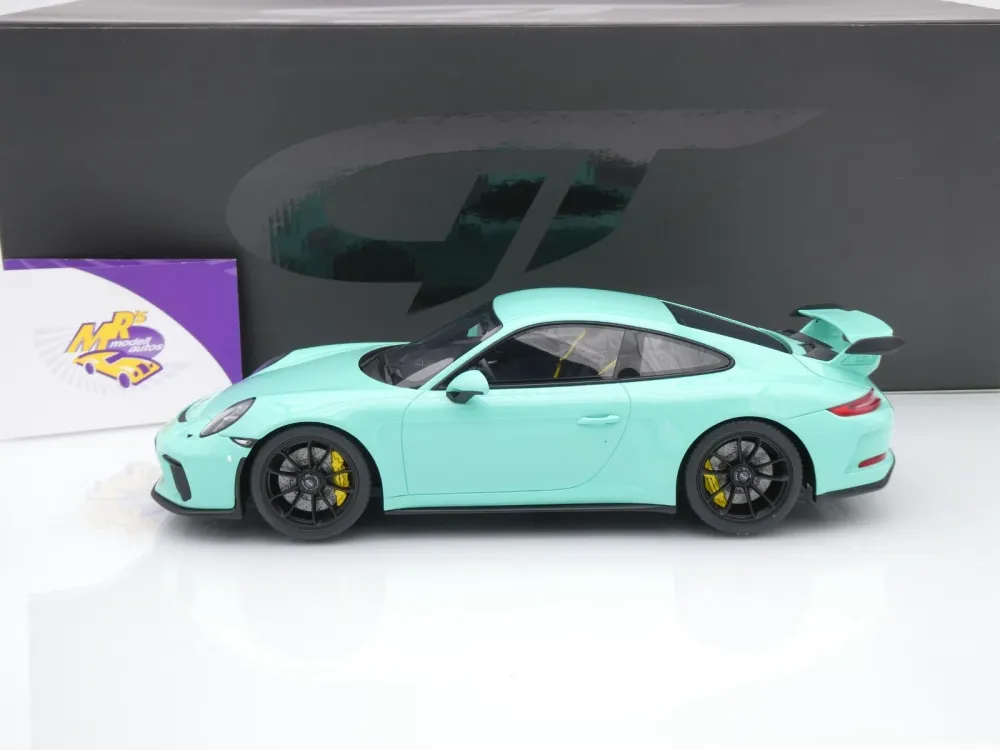 GT Spirit GT550 # Porsche 911 (991.2) GT3 Baujahr 2018 " Mintgrün " 1:18