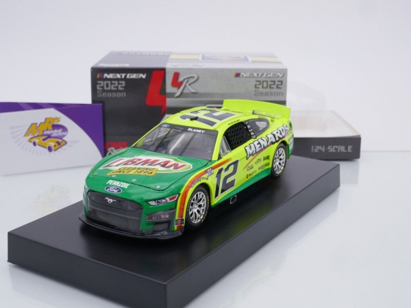 Lionel Racing C122223MELRB # Ford Mustang NASCAR 2022 " Ryan Blaney - Menards Libman " 1:24