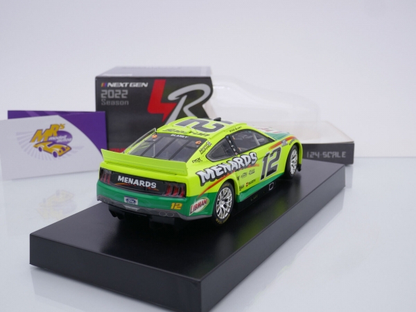 Lionel Racing C122223MELRB # Ford Mustang NASCAR 2022 " Ryan Blaney - Menards Libman " 1:24