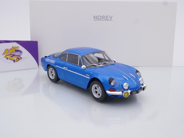 Norev 185307 # Alpine A110 1600S Baujahr 1972 " alpineblau-metallic " 1:18