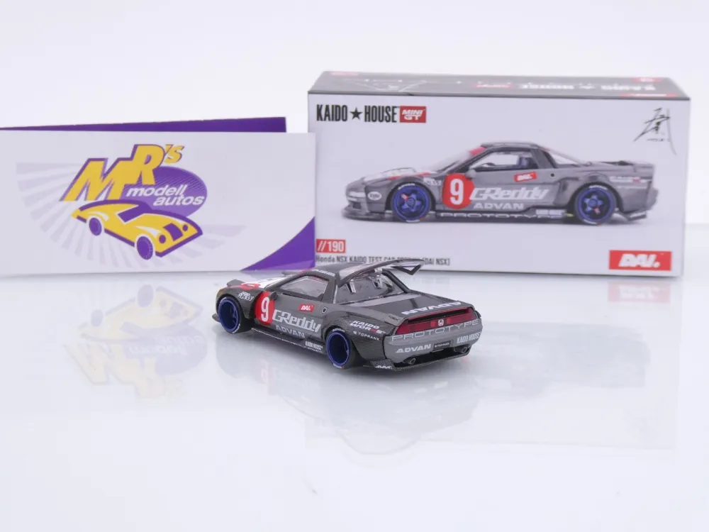TSM MINI GT KHMG190 # Honda NSX #9 " Kaido House / DAI Test Car Spec V1 " 1:64
