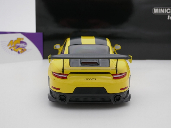 Minichamps 155068311 # Porsche 911 (991 II) GT2 RS Baujahr 2018 " gelb-carbon " 1:18