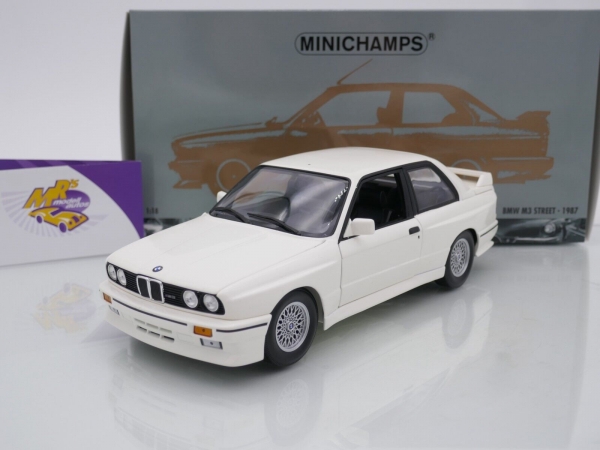 Mrs Modellautos - Minichamps 180020307 # BMW M3 (E30) Baujahr 1987