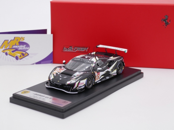 Look Smart LSLM130 # Ferrari 488 GTE Nr.80 3rd 24H Le Mans 2021 " Iron Lynx " 1:43