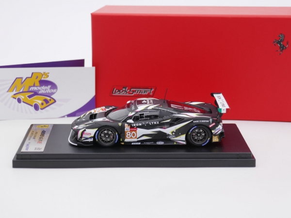 Look Smart LSLM130 # Ferrari 488 GTE Nr.80 3rd 24H Le Mans 2021 " Iron Lynx " 1:43