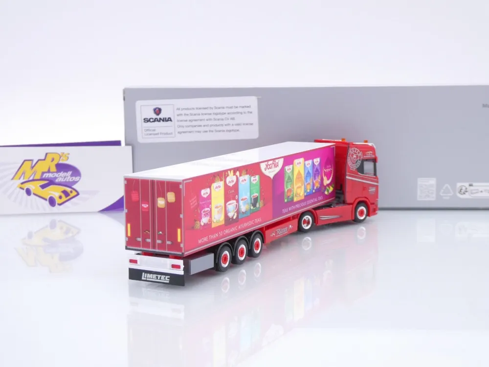Herpa 943895 # Scania CS 20 HD Kühlkoffer-Sattelzug " Rüter Hamburg  Yogi " 1:87