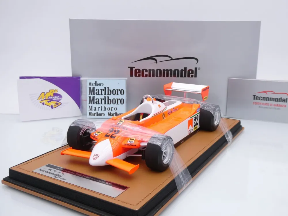 Tecnomodel TM18-365C # Alfa Romeo 179 F1 #22 Monaco GP 1980 " Patrick Depailler " 1:18