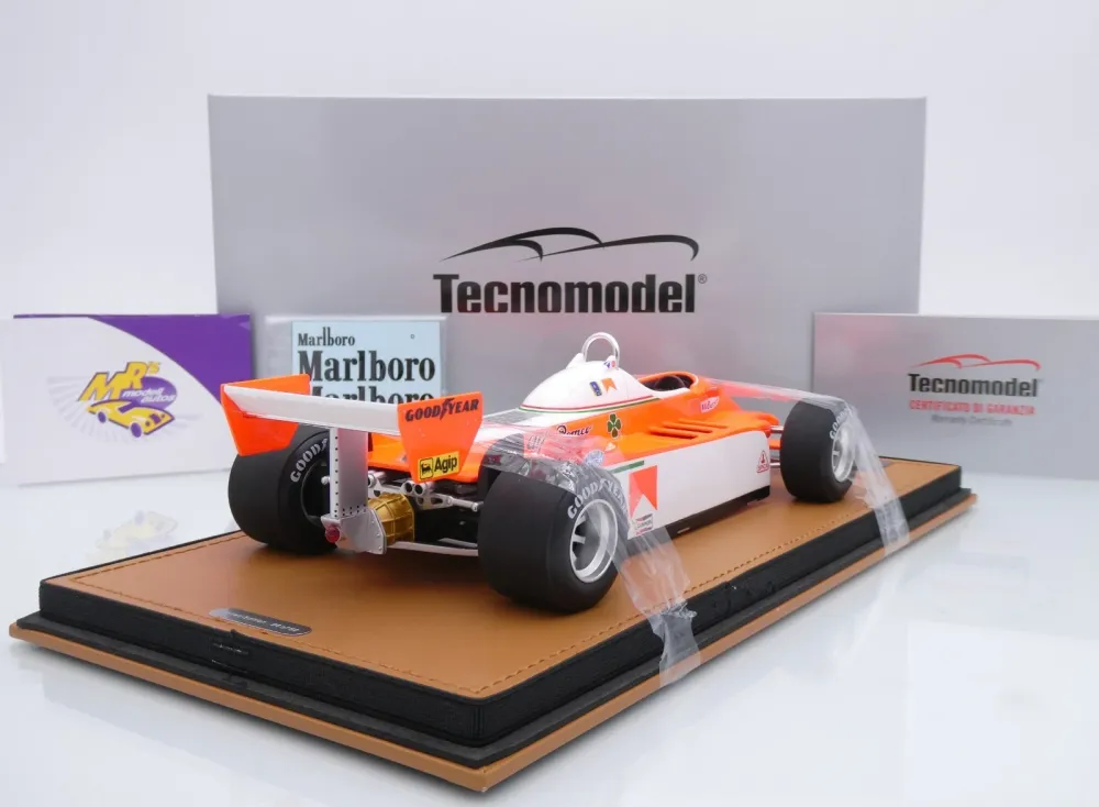 Tecnomodel TM18-365C # Alfa Romeo 179 F1 #22 Monaco GP 1980 " Patrick Depailler " 1:18