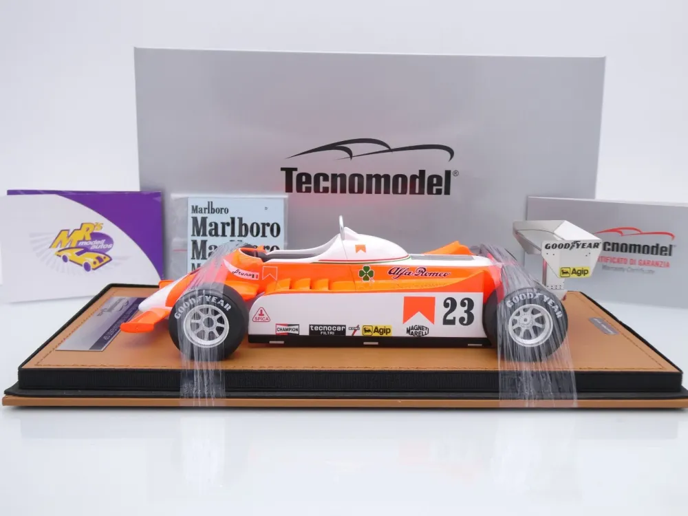 Tecnomodel TM18-365B # Alfa Romeo 179 F1 #23 USA Ost GP 1980 " Bruno Giacomelli " 1:18