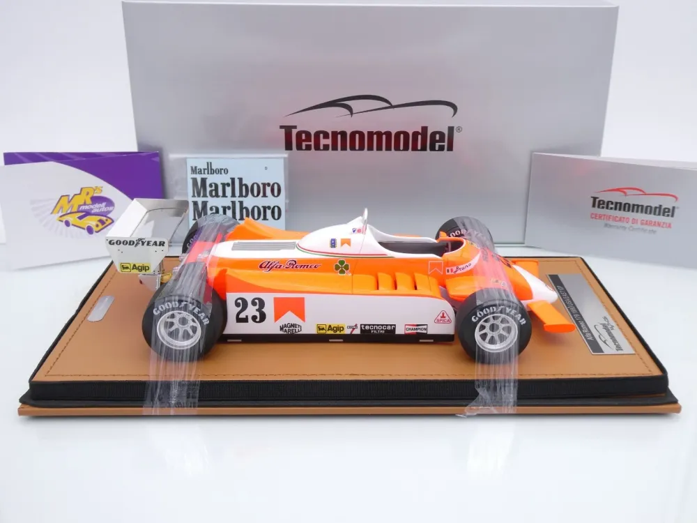 Tecnomodel TM18-365B # Alfa Romeo 179 F1 #23 USA Ost GP 1980 " Bruno Giacomelli " 1:18