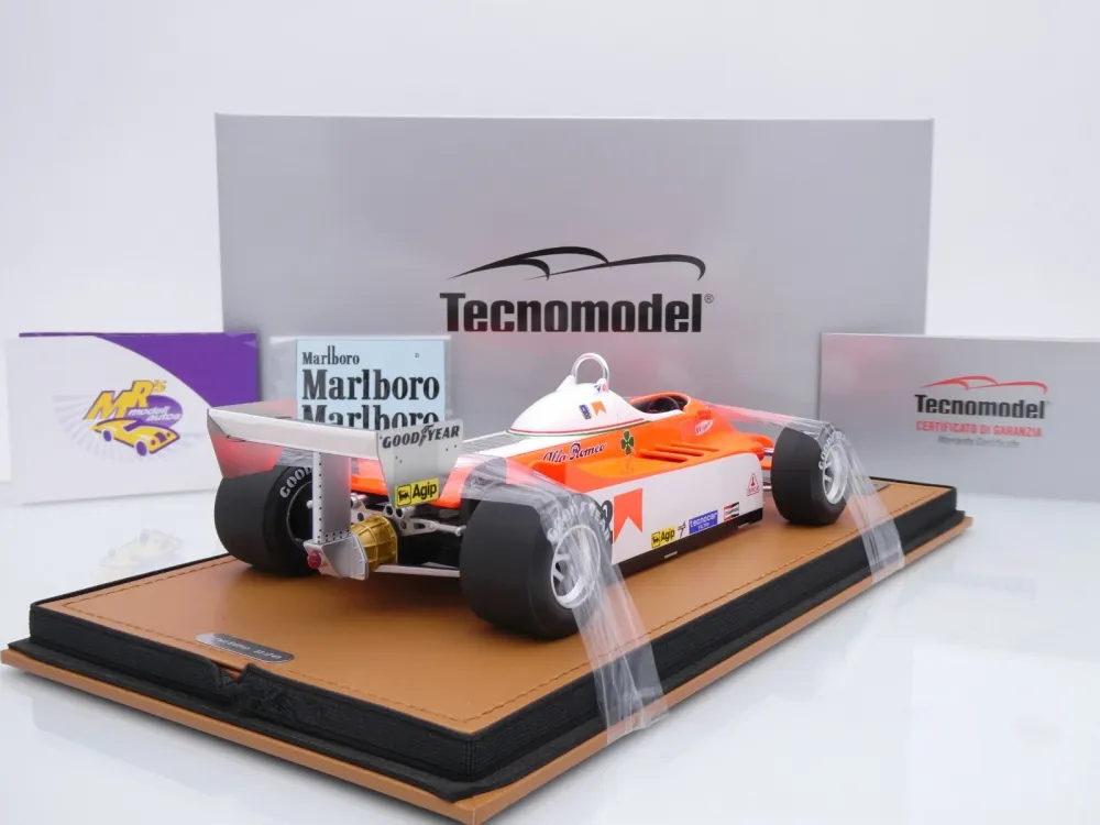Tecnomodel TM18-365A # Alfa Romeo 179 F1 #22 Dutch GP 1980 " Vittorio Brambilla " 1:18