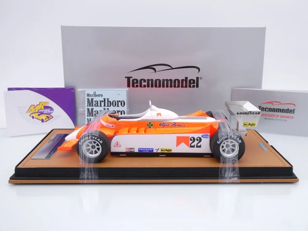 Tecnomodel TM18-365A # Alfa Romeo 179 F1 #22 Dutch GP 1980 " Vittorio Brambilla " 1:18