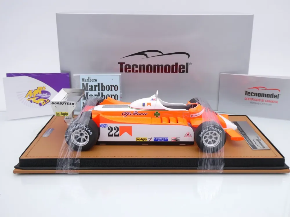 Tecnomodel TM18-365A # Alfa Romeo 179 F1 #22 Dutch GP 1980 " Vittorio Brambilla " 1:18