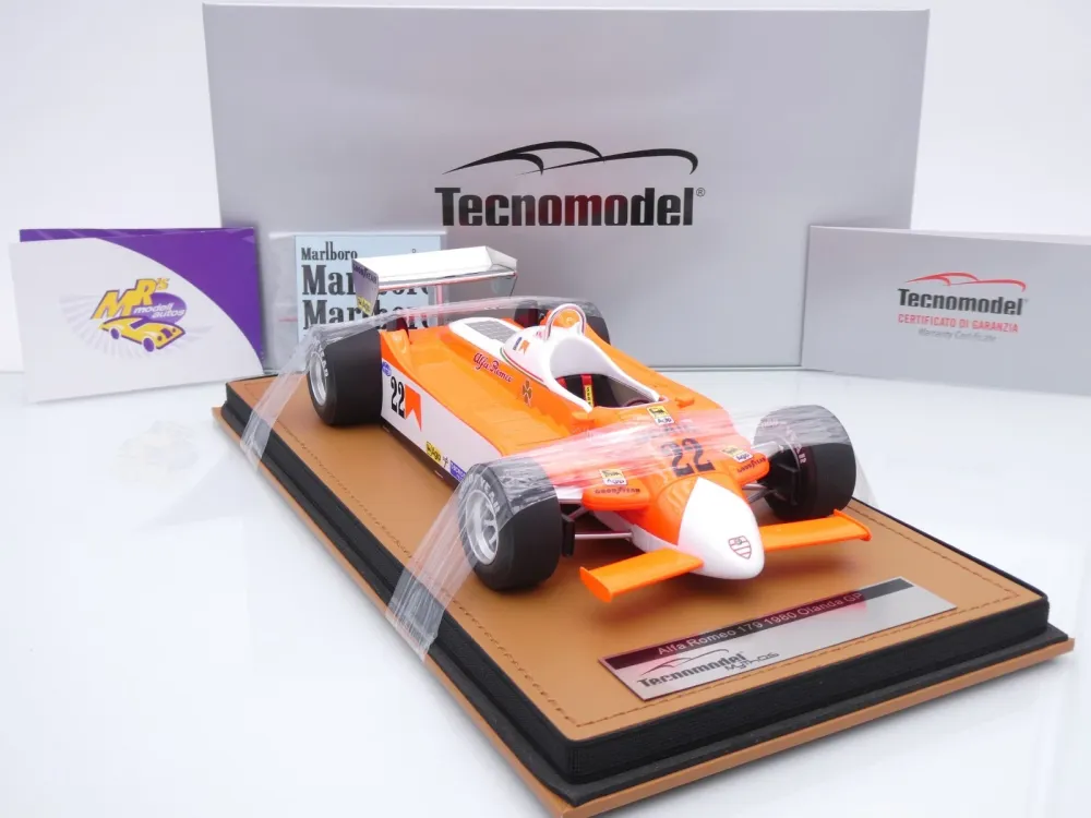 Tecnomodel TM18-365A # Alfa Romeo 179 F1 #22 Dutch GP 1980 " Vittorio Brambilla " 1:18