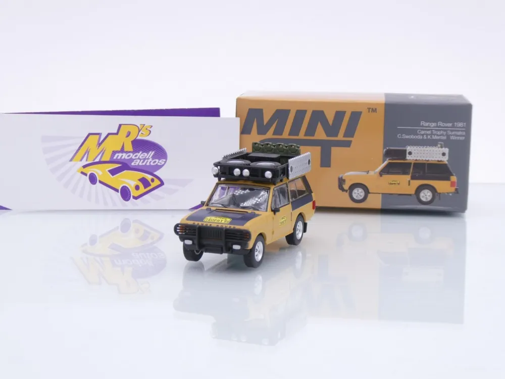 TSM MINI GT MGT01144-L # Land Range Rover Winner " Camel Trophy Sumatra 1981 " 1:64