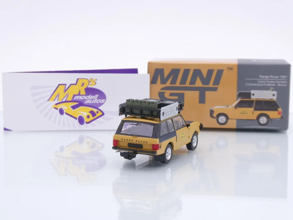 TSM MINI GT MGT01144-L # Land Range Rover Winner " Camel Trophy Sumatra 1981 " 1:64